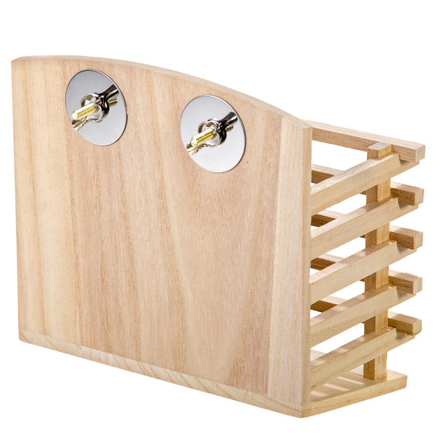 ミニマルランド マルカン うさぎの牧草用かじり木フィーダー L