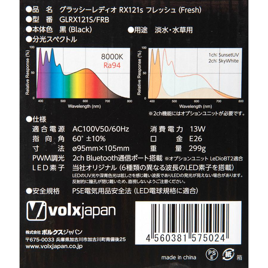 ボルクスジャパン Grassy LeDio RX121s Fresh