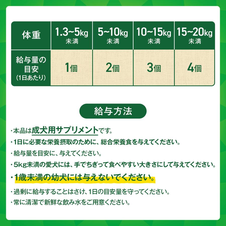 犬　サプリ　グリニーズ　デイリーサプリメント　免疫の健康サポート　６３ｇ | グリニーズ プラス | 03