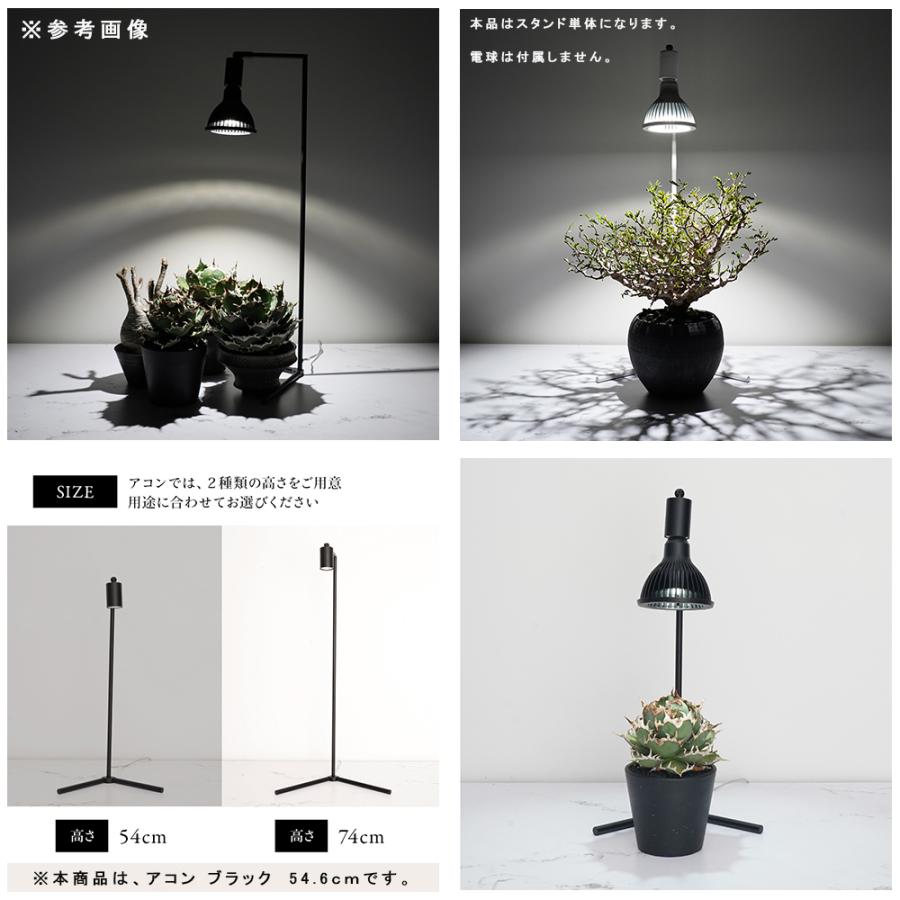 BARREL AKOND フロアーランプスタンド アコン ブラック 54cm BARREL