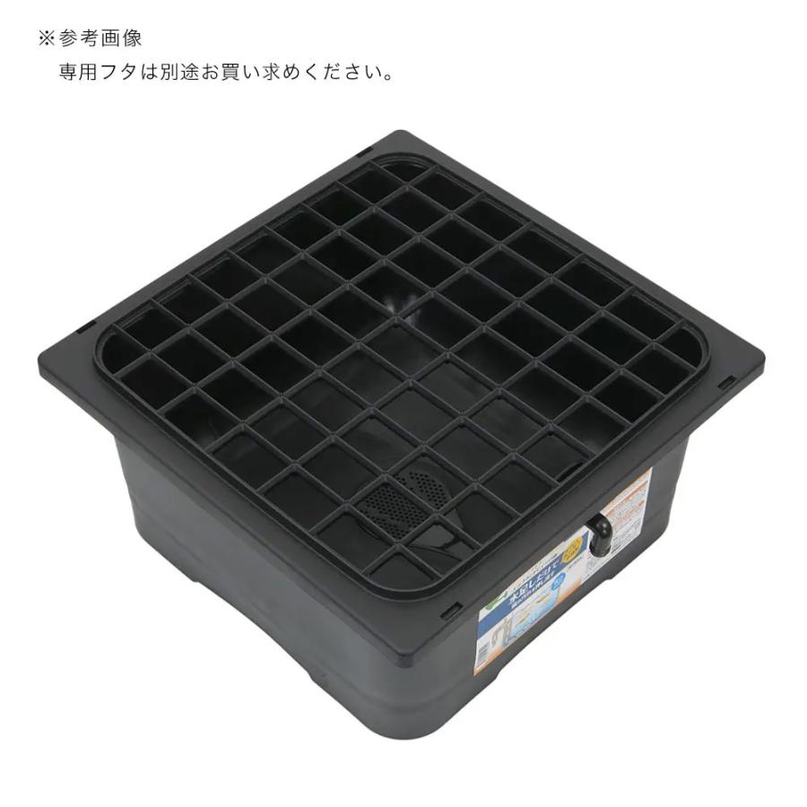 テトラ じょうろでキレイメダカ鉢 40×40 黒 ×3個 めだか 水槽 鉢