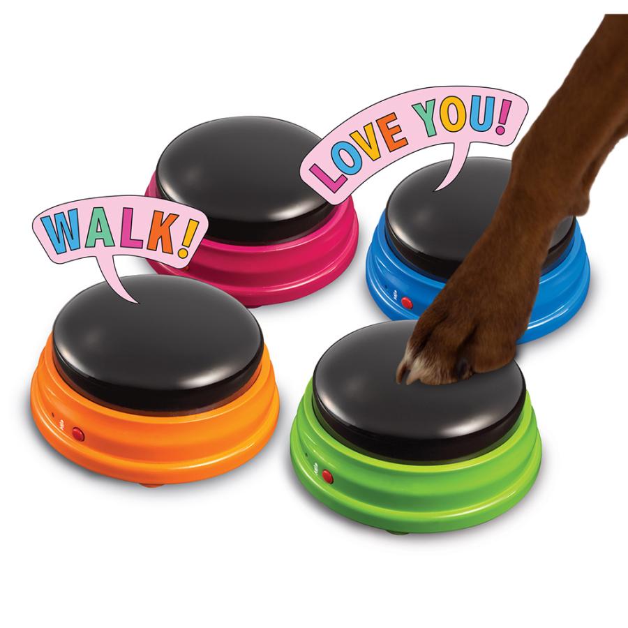 犬 知育おもちゃ トーキングペット おしゃべり録音ボタン （スターター