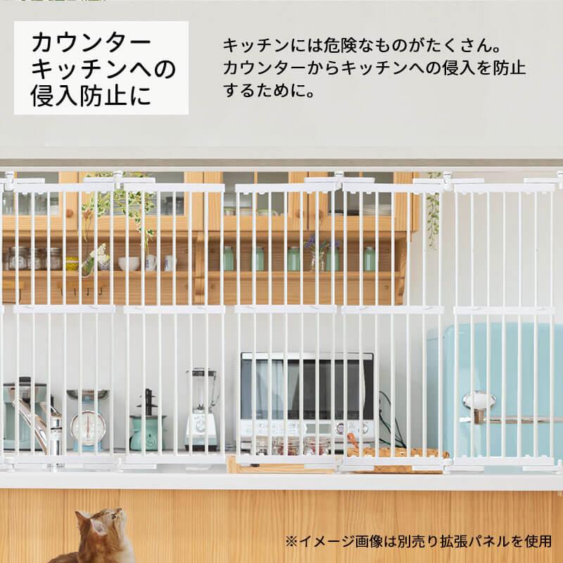 ネコの脱走防止に！のぽれニャン 拡張パネル付き 楽天市場】【本体別売】 のぼれんニャン バリアフリー 3 専用拡張