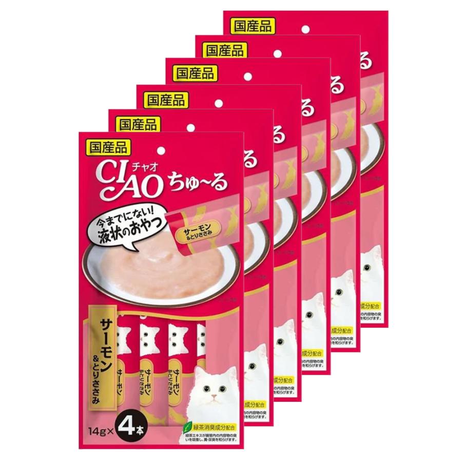 INABA ちゅ〜る いなば CIAO チャオ ちゅ〜る サーモン＆とり