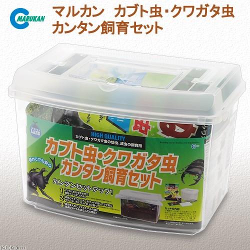 カブト虫、クワガタ虫等産卵飼育セット一式　ブロック崩し付き マルカン カブト虫・クワガタ虫 カンタン飼育セット : チャーム charm