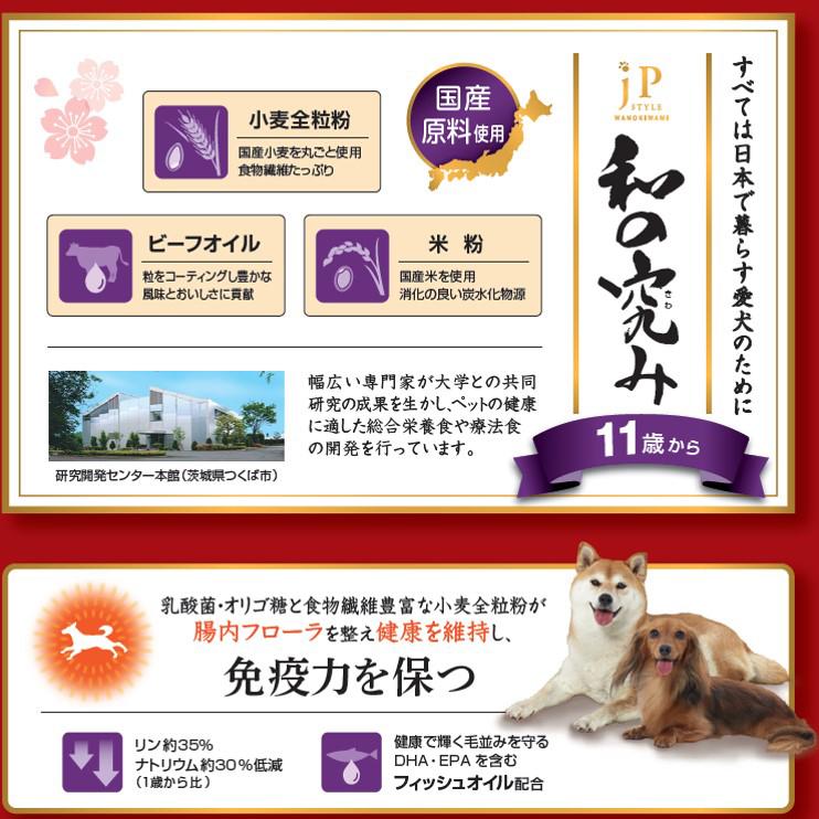 JPスタイル ドッグフード JPスタイル 和の究み 小粒 11歳から