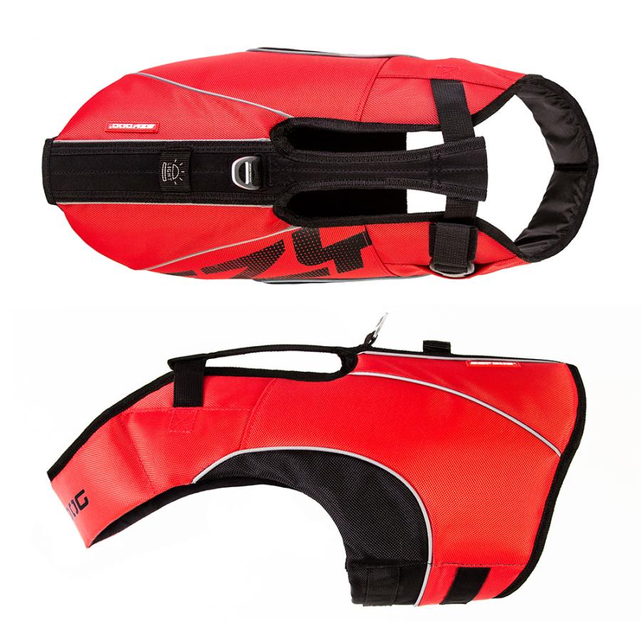 犬用ライフジャケット　イージードッグ　中型犬 犬 ライフジャケット イージードッグ DFDブースト S レッド 中型犬
