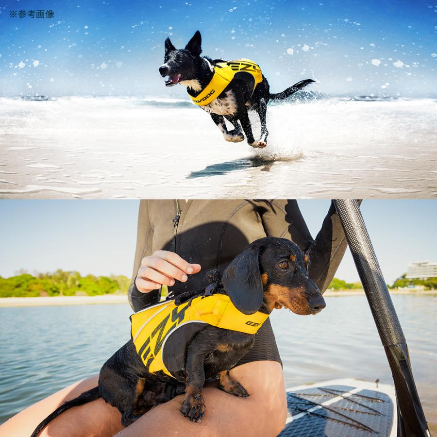 犬 ライフジャケット イージードッグ DFDブースト M イエロー 中型