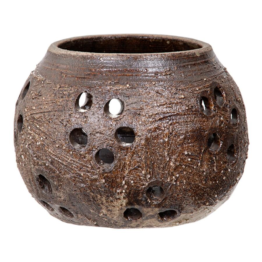 Leaf Corp アウトレット品 益子焼 茶香炉 炭化 訳あり : チャーム