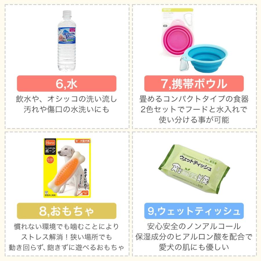 （大型）犬用　防災セット　大型犬向け　本州四国送料無料・同梱不可・代引不可　２００サイズ |  | 03