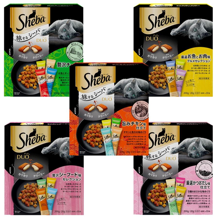 シーバ デュオ キャットフード シーバ デュオ 200g お肉とお魚 5