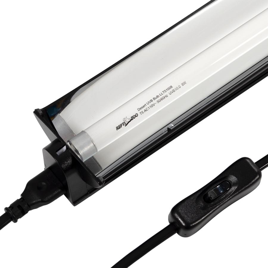 三晃商会 REPTIZOO T5 UVB10．0灯 8W＆カバーコンボ