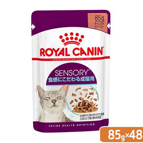 ロイヤルカナン　猫　センサリーフィール　食感にこだわる猫用　８５ｇ×４８袋　正規品　ＦＨＮ−ＷＥＴ　お一人様１点限り（Yahoo!・チャーム charm ヤフー店）