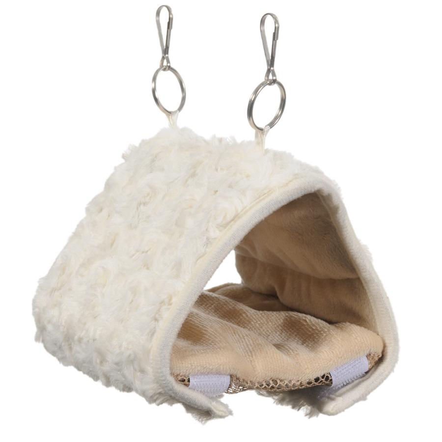 モモンガハウス(ペンギン柄)夏仕様  涼しい夏生地を使用❗️1550円 マルカン マルカン ほっととり暖 鳥たちの寝床 三角ハウス : チャーム