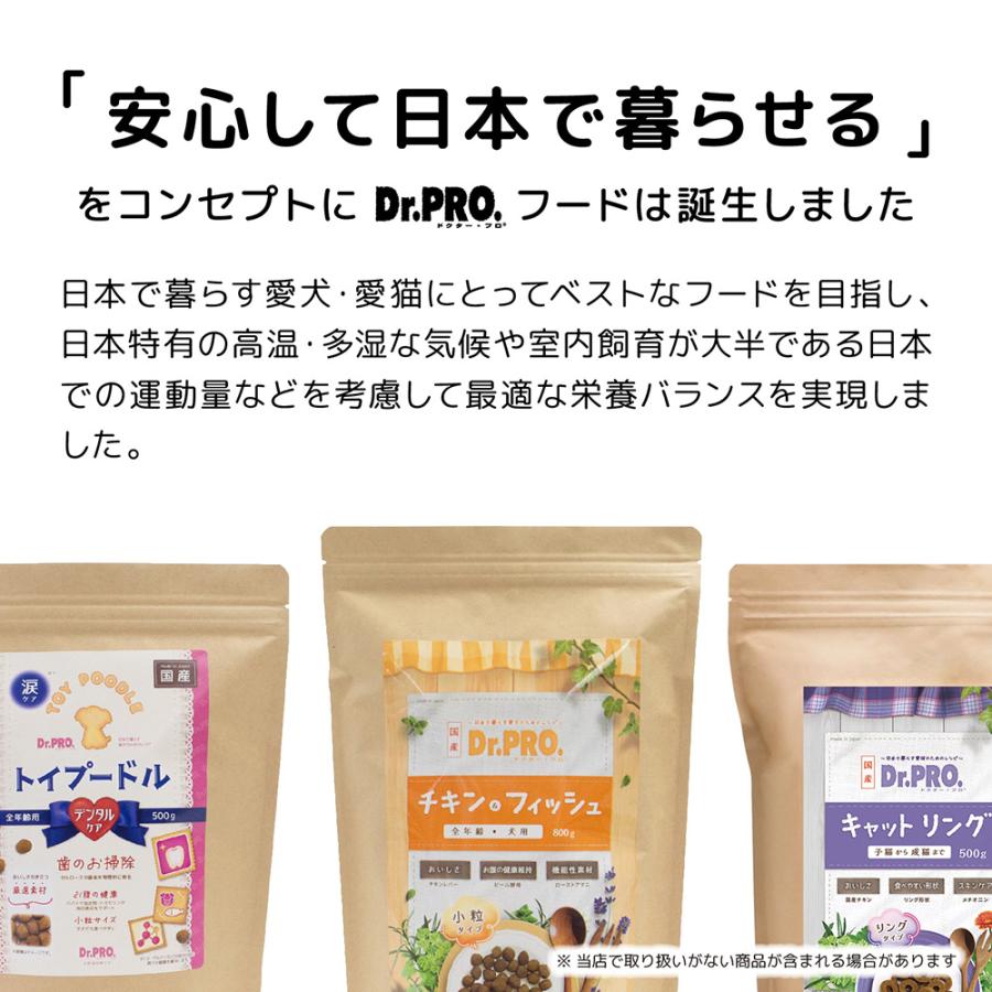 Dr. RO ドライドッグフード チキン・フィッシュ ニチドウ ドッグフード 国産 ドクタープロ Dr．PRO チキン