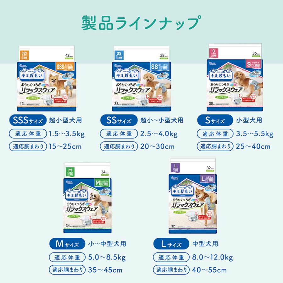 キミおもい エリエール キミおもい リラックスウェア SS 38枚