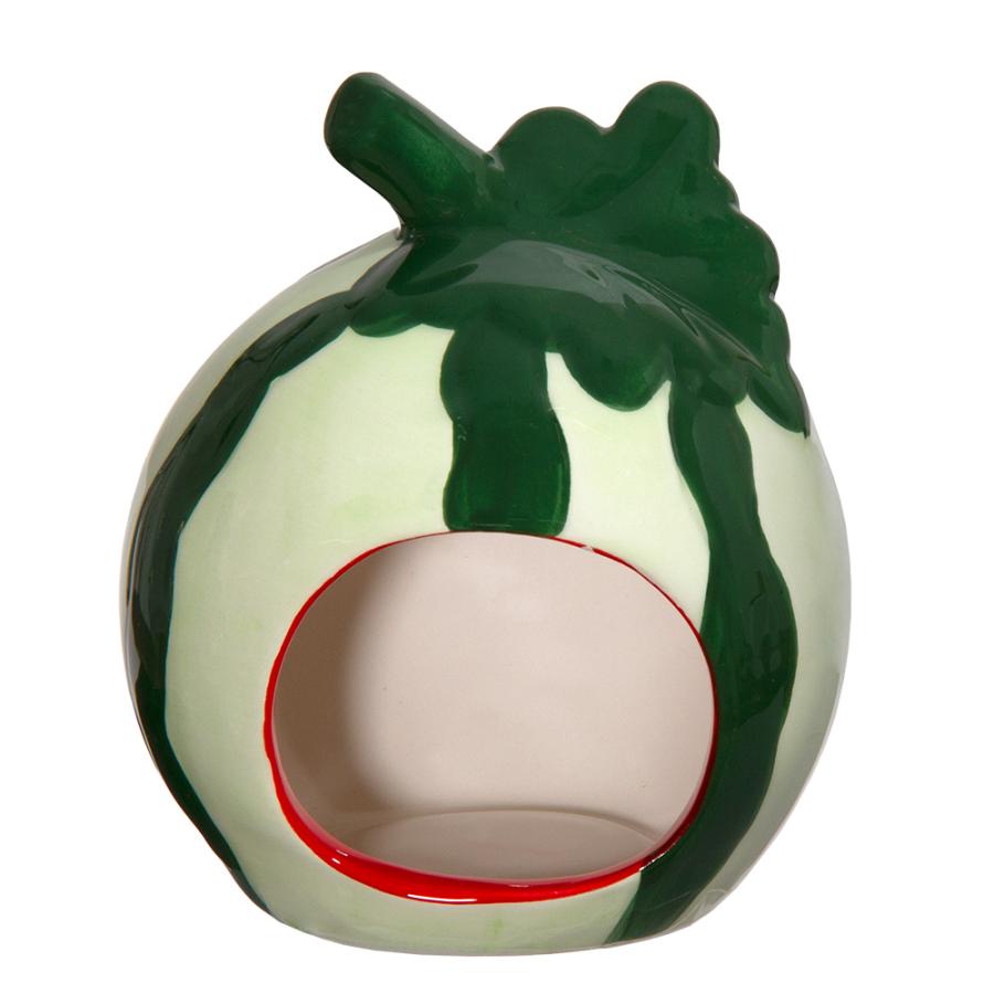 陶器のお家 fuu fuu 陶器のハウスmini すいか ハムスター ハウス