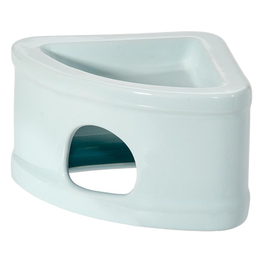 小動物用ハウス〇×△◻︎さま専用 fuu 小動物用ハムサイズ 陶器のコーナーハウスwithディッシュ