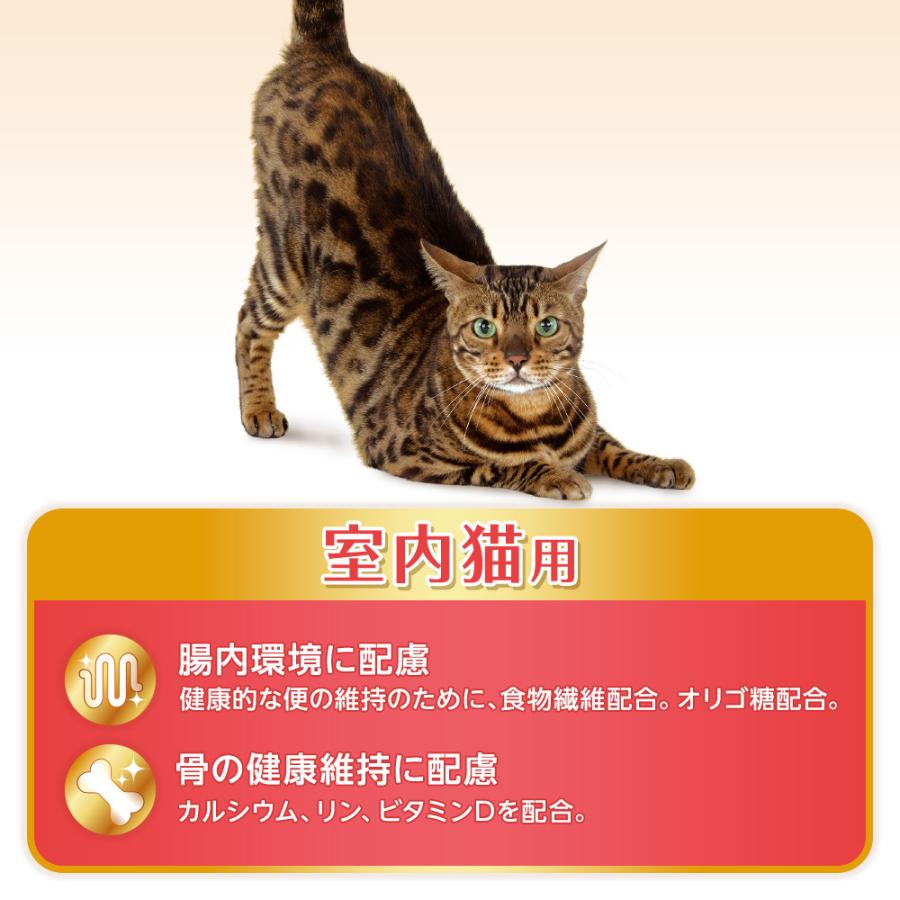 キャットフード　オールウェル　室内猫用　フィッシュ味　挽き小魚とささみフリーズドライパウダー入り　２．５ｋｇ&times;４　猫