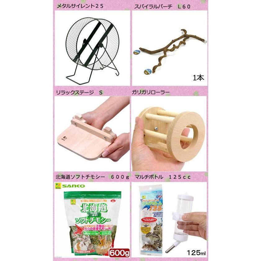 三晃商会 はじめてのデグー飼育セット 黒ケージver． ケージ 回し