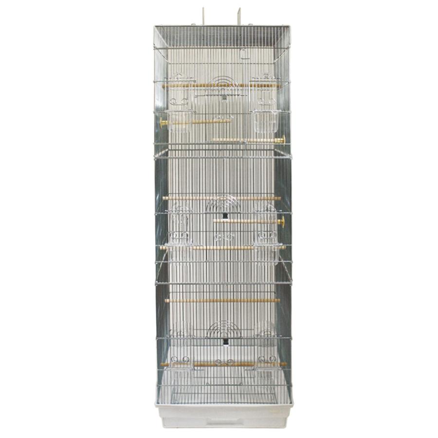 HOEI 鳥かご 465トリプル ホワイト （46．5×46．5×131