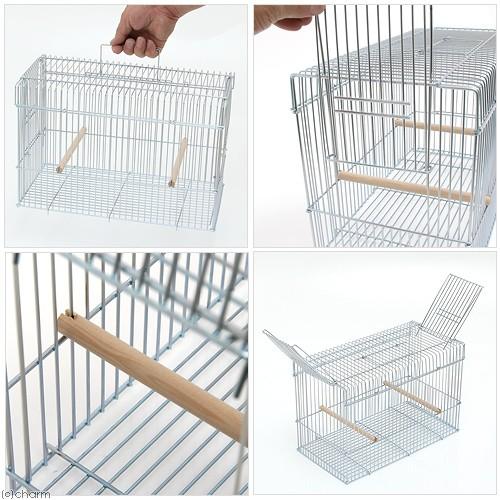 ジービー 鳥籠 鳥用ケージ コンテストケージ （18．7×36×23cm