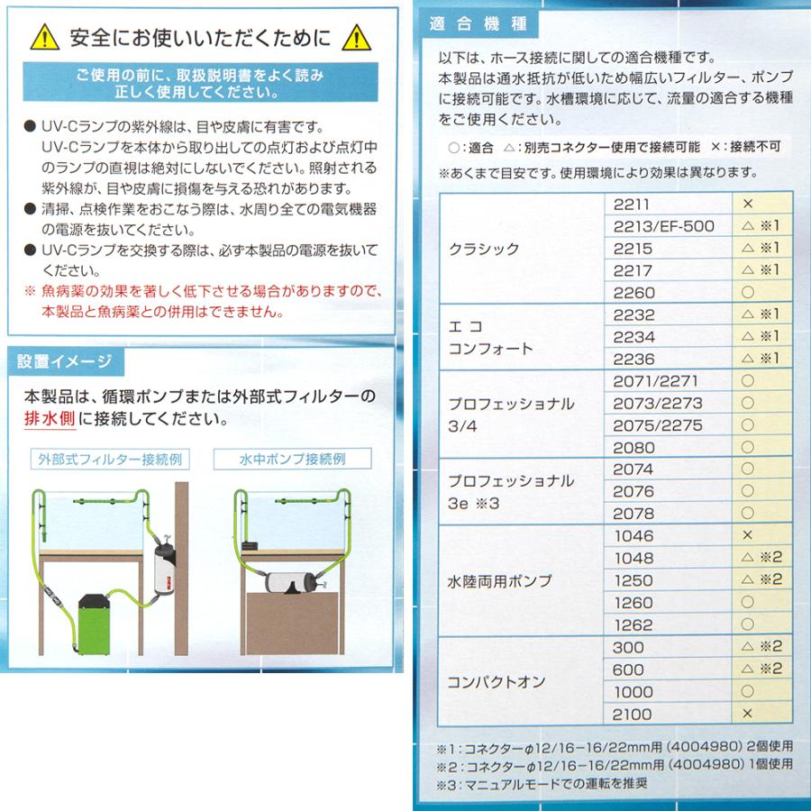 EHEIM（エーハイム） リーフレックス UV800 殺菌灯 水槽 外部