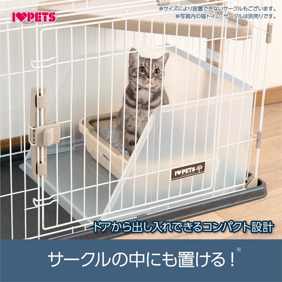 ボンビアルコン 猫トイレ用飛散ガード プラスクリーン キャット S 猫