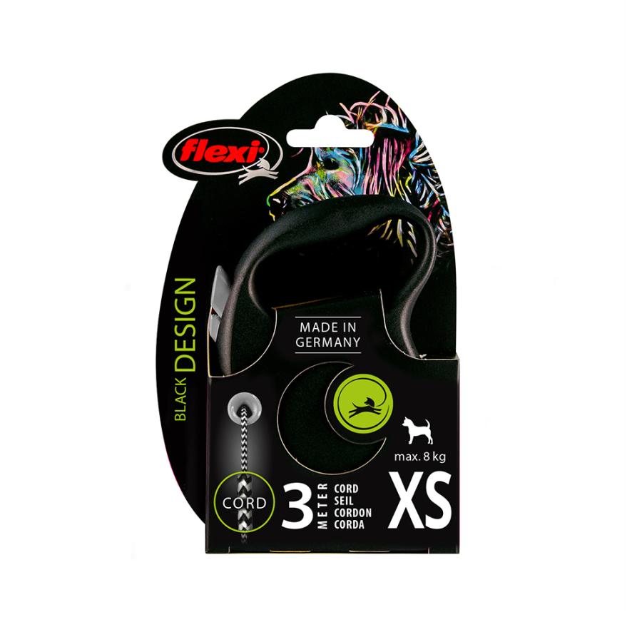 フレキシリード　ブラックデザイン　コード　３ｍ　ＸＳ　ブラック　犬　リード　伸縮リード |  | 01