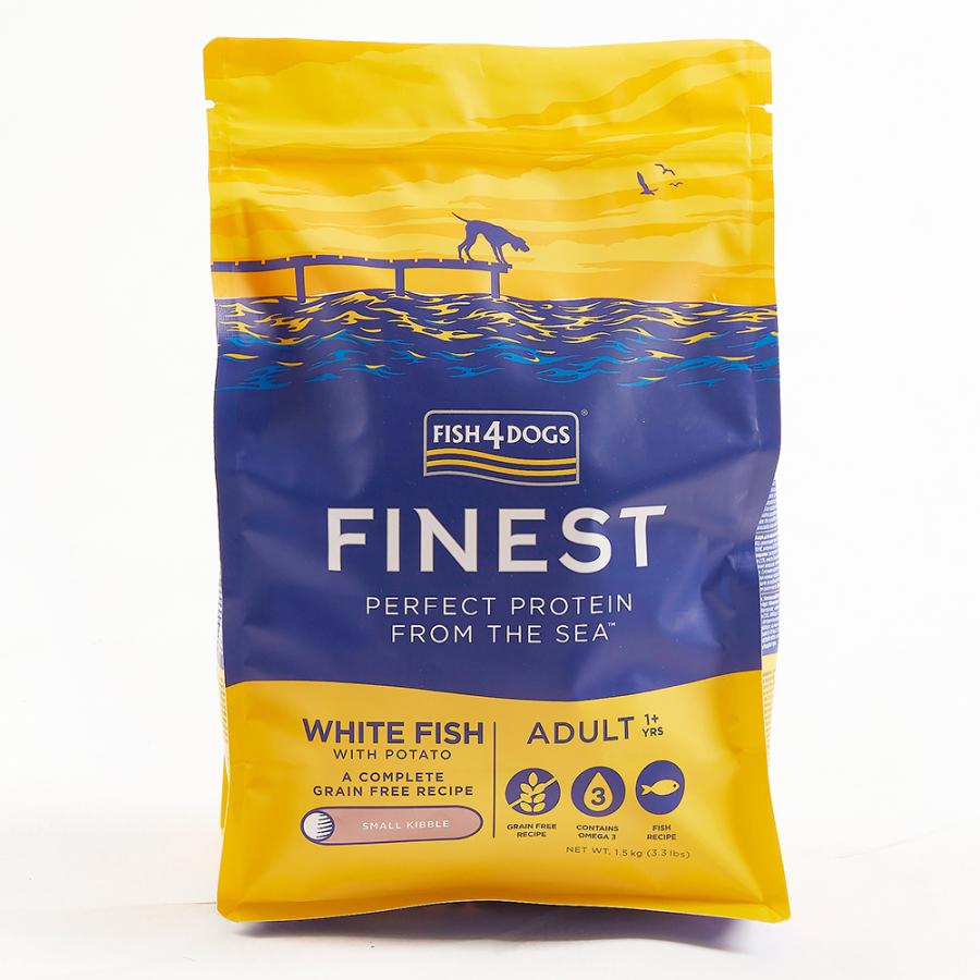 フィッシュ４ドッグ　ホワイトフィッシュ１５キロ フィッシュ4 オーシャンホワイトフィッシュ 15キロ