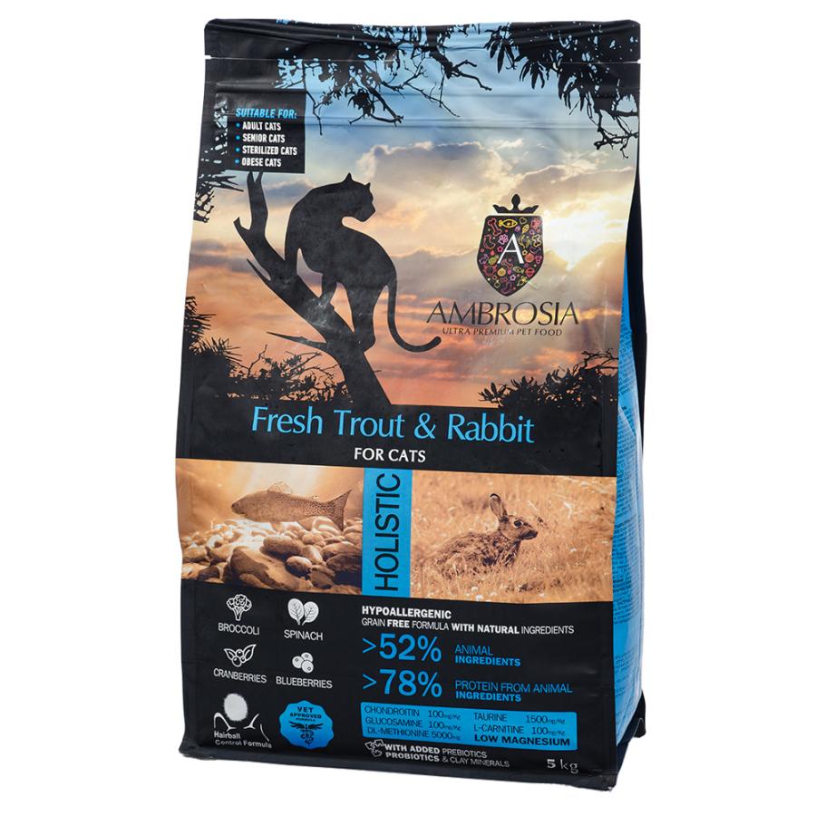 キャットフード アンブロシア 猫 トラウト＆ラビット 5kg ドライ AMBROSIA 305323チャーム charm ヤフー店