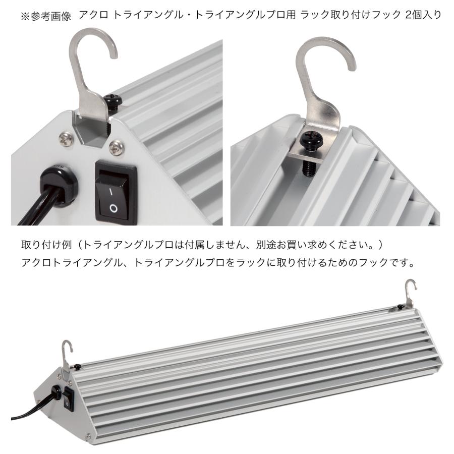 アクロ トライアングル用 ラック取り付けフック 2個入り : チャーム
