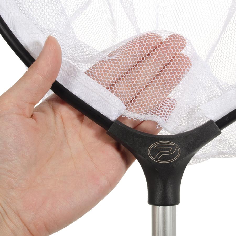 エーワン ザコネットDX−L シルバー タモ ガサガサ : チャーム