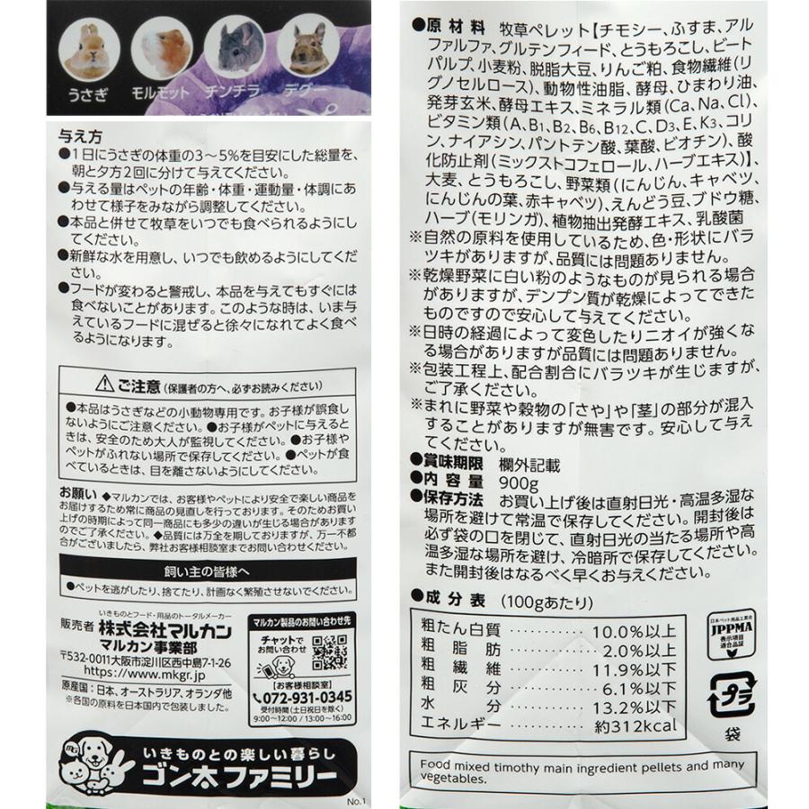 マルカン　うさぎの主食　逸品グルメシリーズ　２種各１袋｜chanet｜06