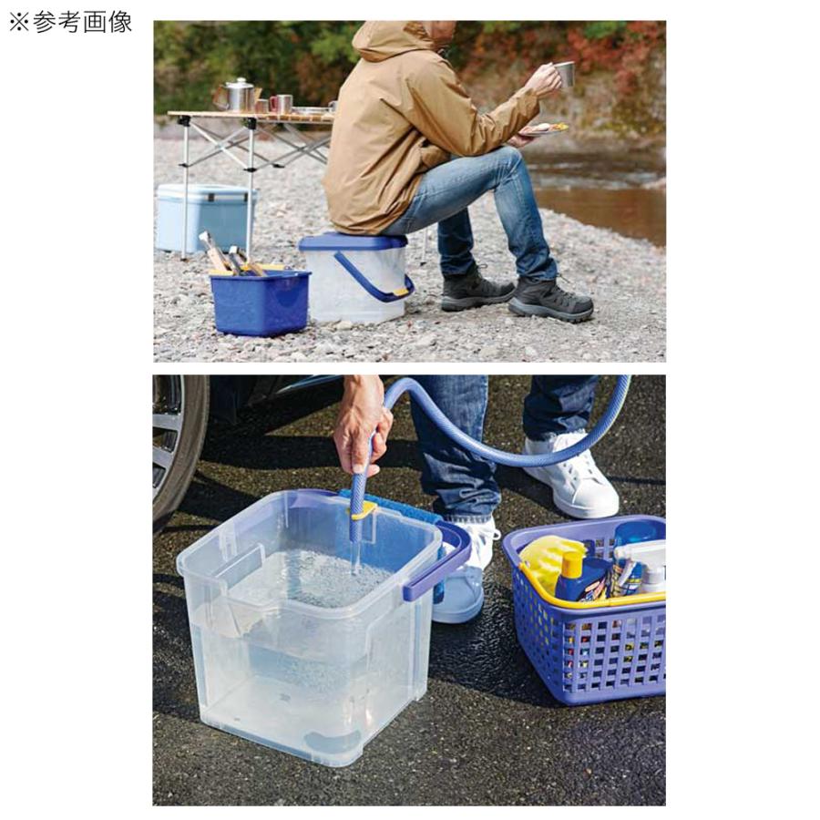 こけし　セット　17本 エーワン かしこいバケツ17L 黒 座れるバケツ : チャーム charm