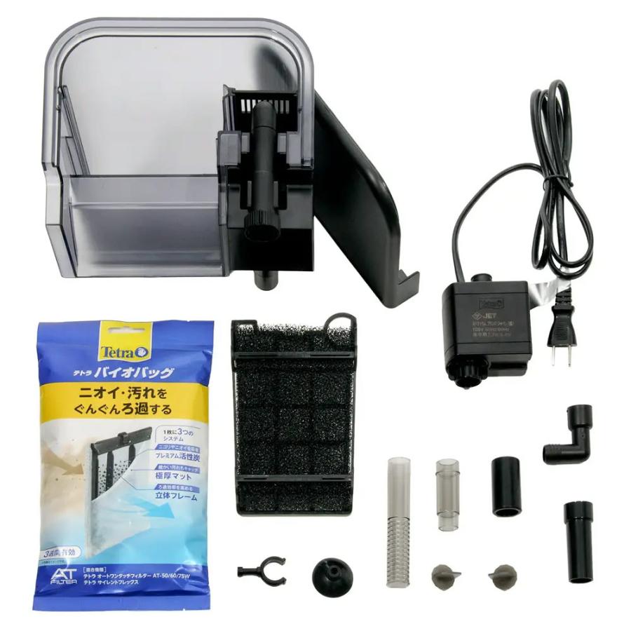 テトラ 外掛けフィルター オートワンタッチフィルター フリー