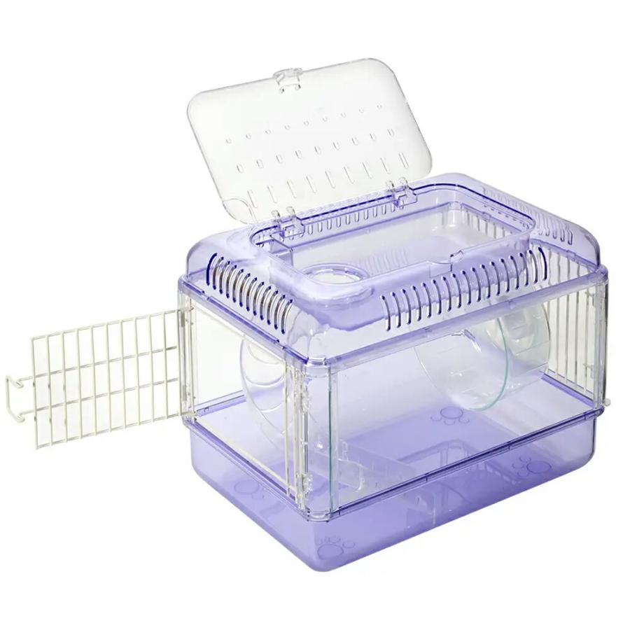 GEX クリアフロント30飼育セット ラベンダー（ケージ＆敷材＆給水