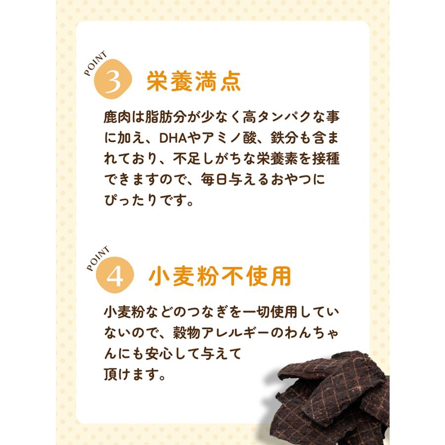 Ｔａｉｌ　Ｔｒｅａｔｓ　無添加　牛肉チップス（鹿肉入り）　４枚 |  | 05