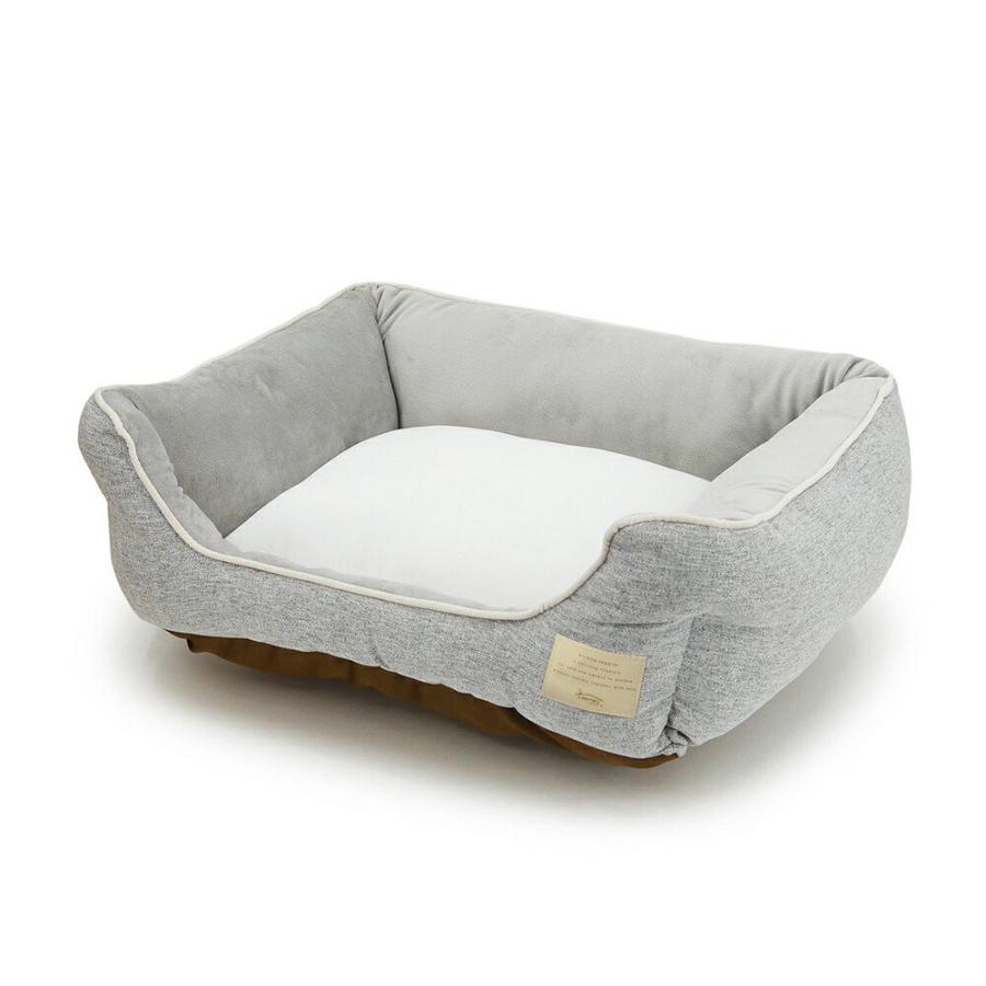 ペットプロ　Ｈｏｍｅｙ　オールシーズンスクエアベッド　Ｍ　グレー | PetPro