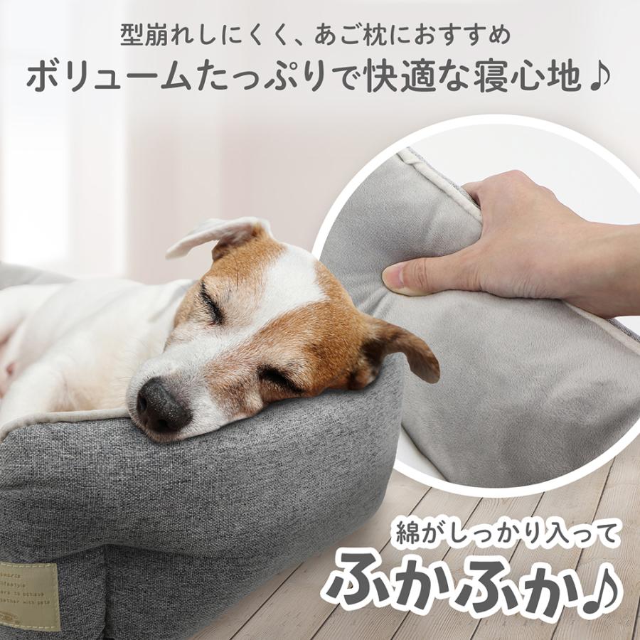ペットプロ　Ｈｏｍｅｙ　オールシーズンスクエアベッド　Ｍ　ブラウン | PetPro | 05