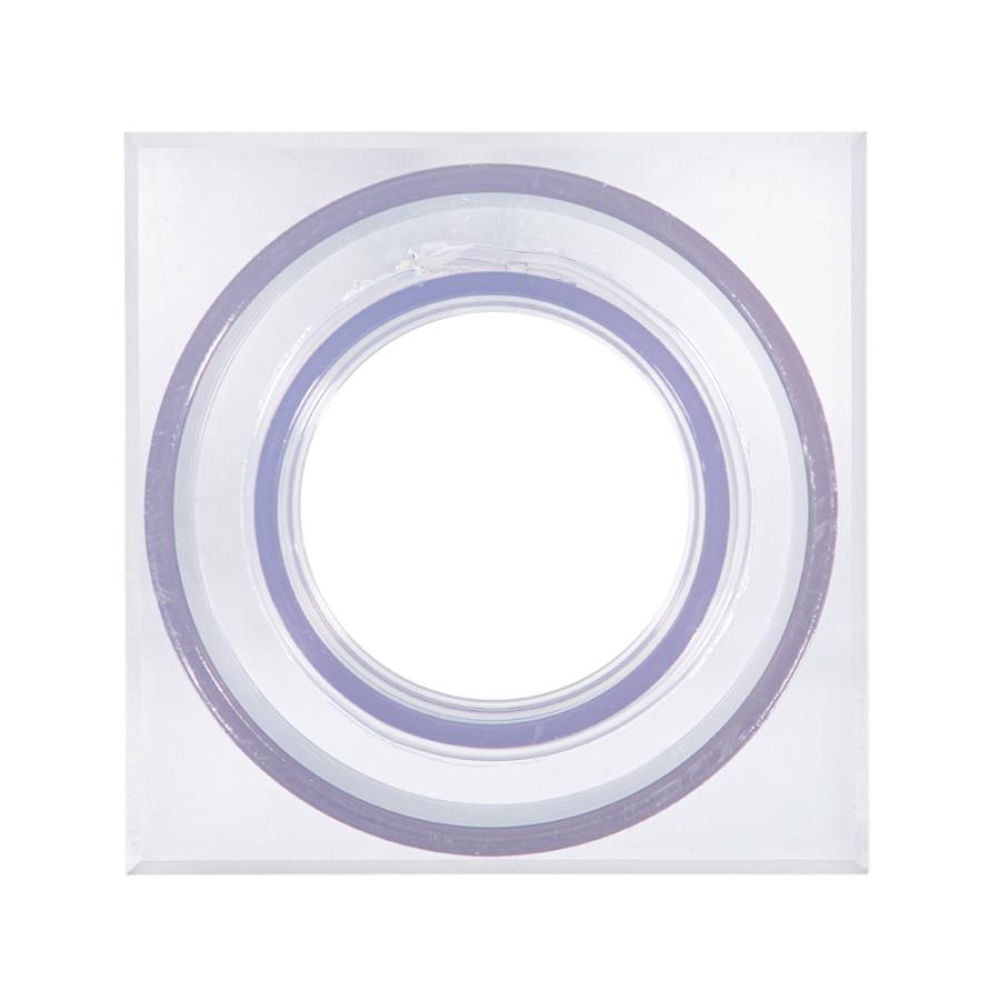 Leaf Corp オーバーフロー3重管用台座 50A×75A クリアタイプ