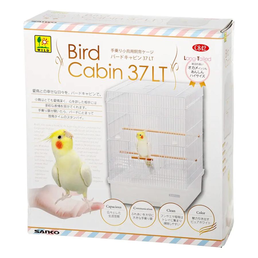 鳥かご　鳥　ケージ　三晃商会　バードキャビン　３７ＬＴ　クリアカバー付き |  | 11