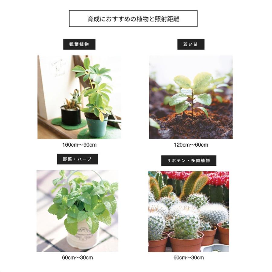 ROKI−Octagon LED 50W BK E26口金 植物育成用