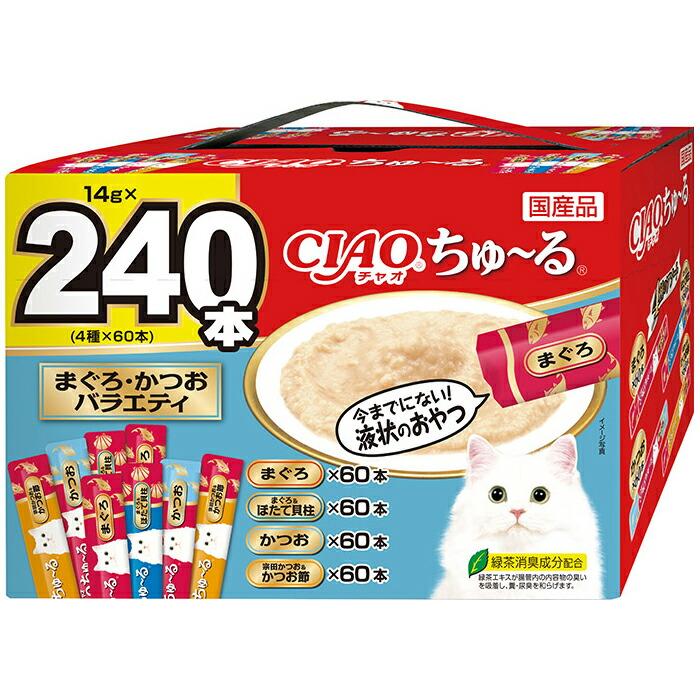 いなば CIAOちゅ〜る ボックス まぐろ・かつおバラエティ 14g