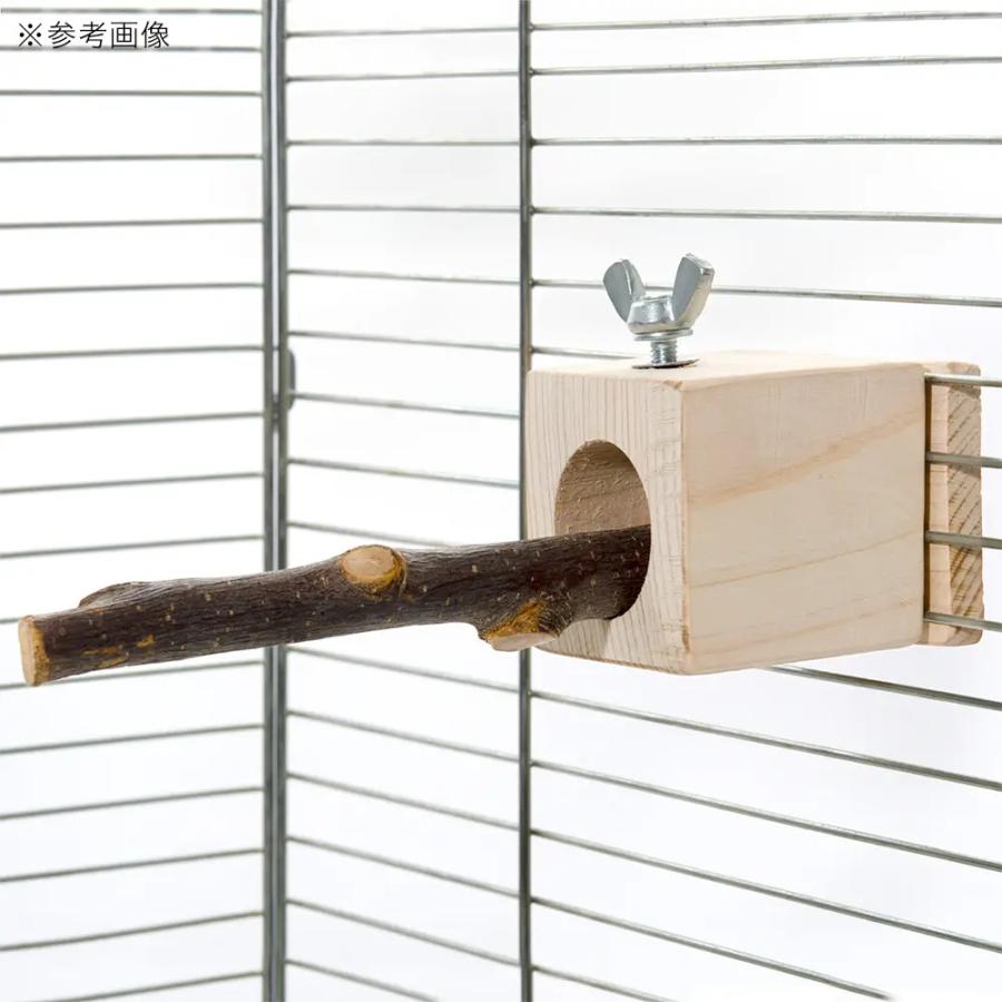 小動物用 かじり木固定用スタンドと国産りんごの木 中枝7本入りセット