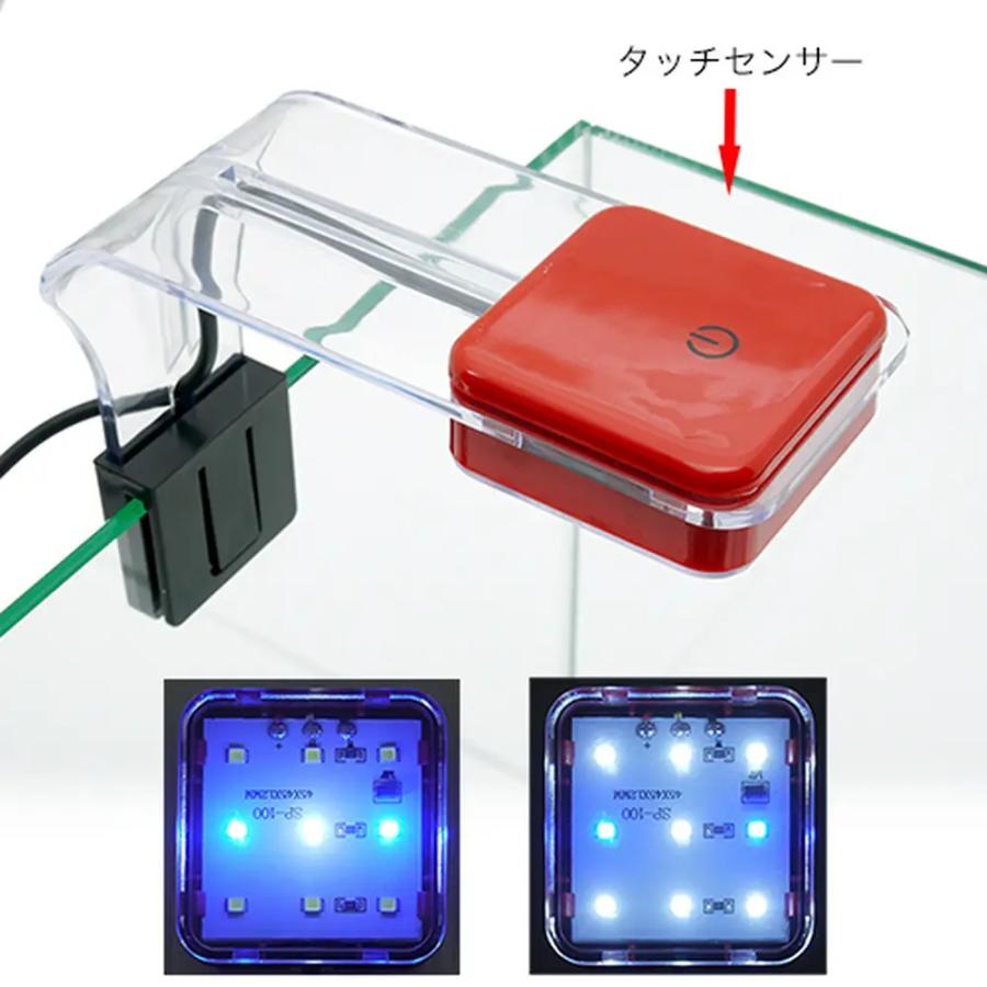 コトブキ工芸 クリスタルキューブ200＆アクストLED 9 レッド