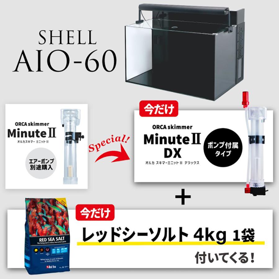 水槽セット SHELL AIO 60+αセット シェル 水槽セット SHELL AIO 60+αセット シェル
