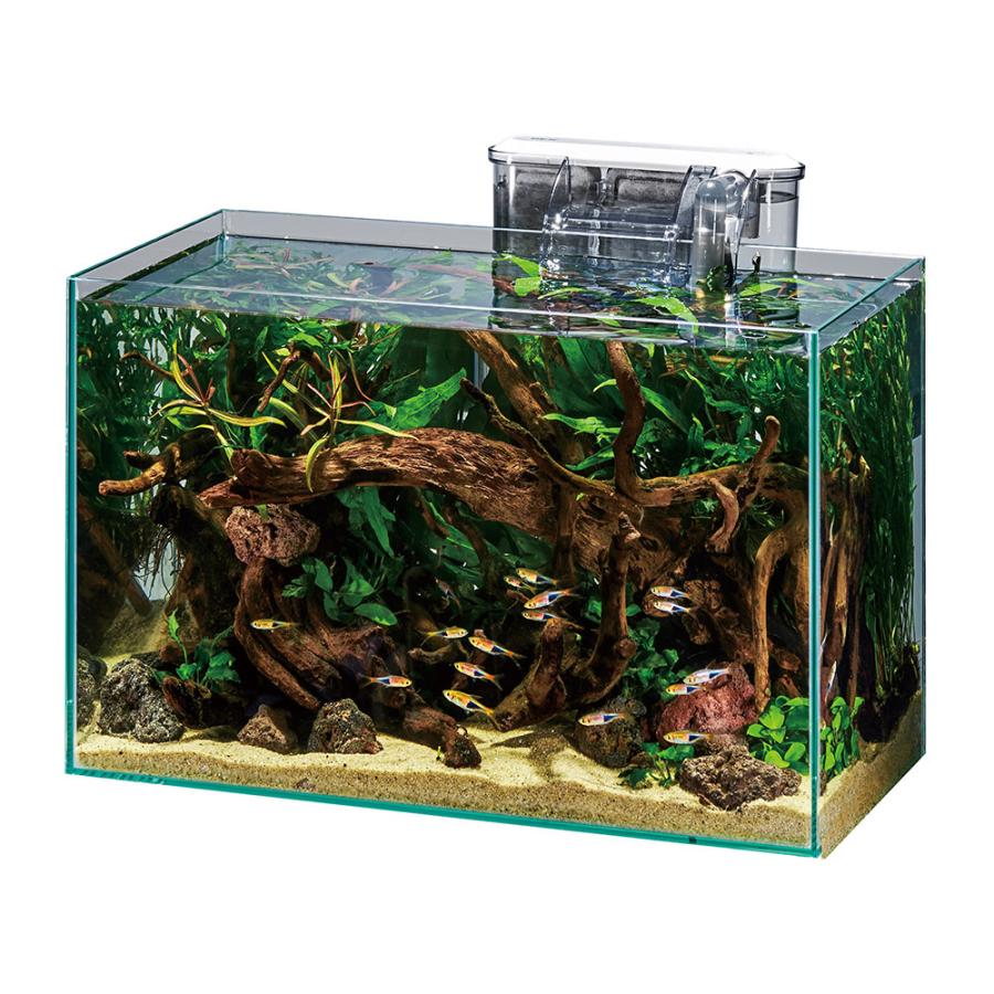 ＧＥＸ　ガラス水槽　グラステリアＦＬ４００　スリムフィルターセット　ＵＳＢアダプター付　４００×２０×２５ｃｍ |  | 01