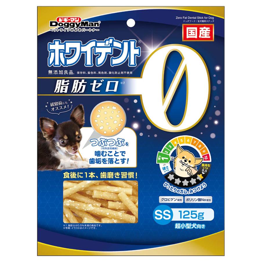 ドギーマン　ホワイデント　脂肪ゼロ　ＳＳ　１２５ｇ | 