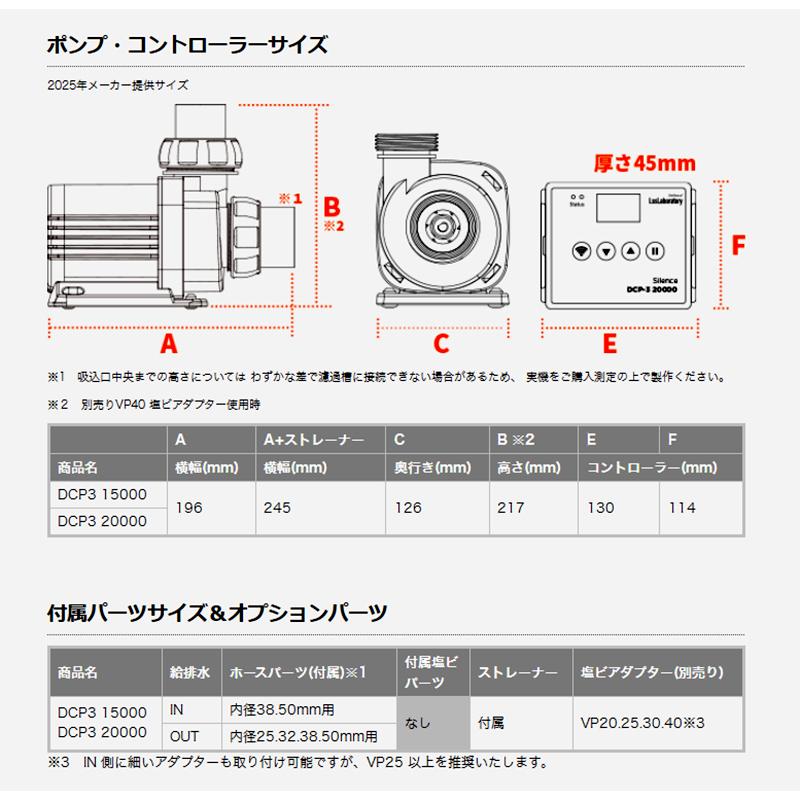 Jebao DCP3 15000 サイレンスポンプ 〜15000L／H